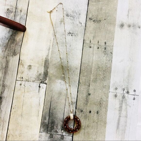 Austrian crystal Lucite Long Silver Necklace - Picture 4 of 6